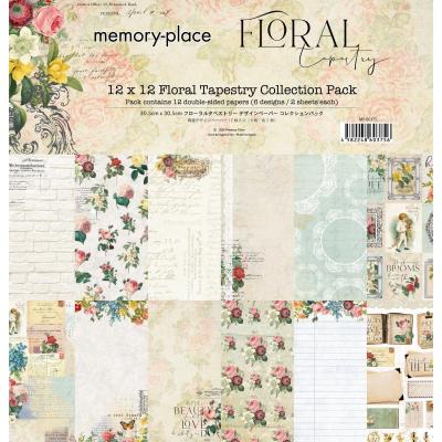 Asuka Studio Memory Place Floral Tapestry Designpapier - Paper Pack